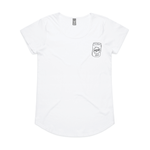 Load image into Gallery viewer, Can Badge&#39; Printed Tee - White - North End Brewery Co.
